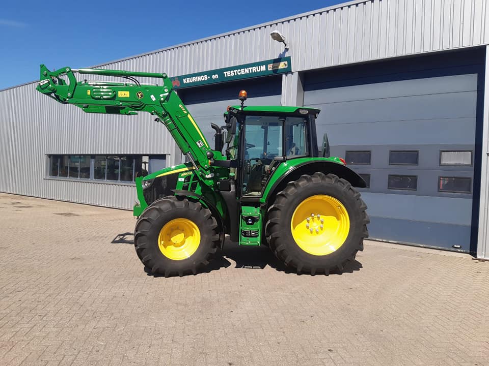 zal ik doen Goed doen reservering Nieuwe John Deere 6120M met voorlader voor Van Roekel. - De Vor, Brandes